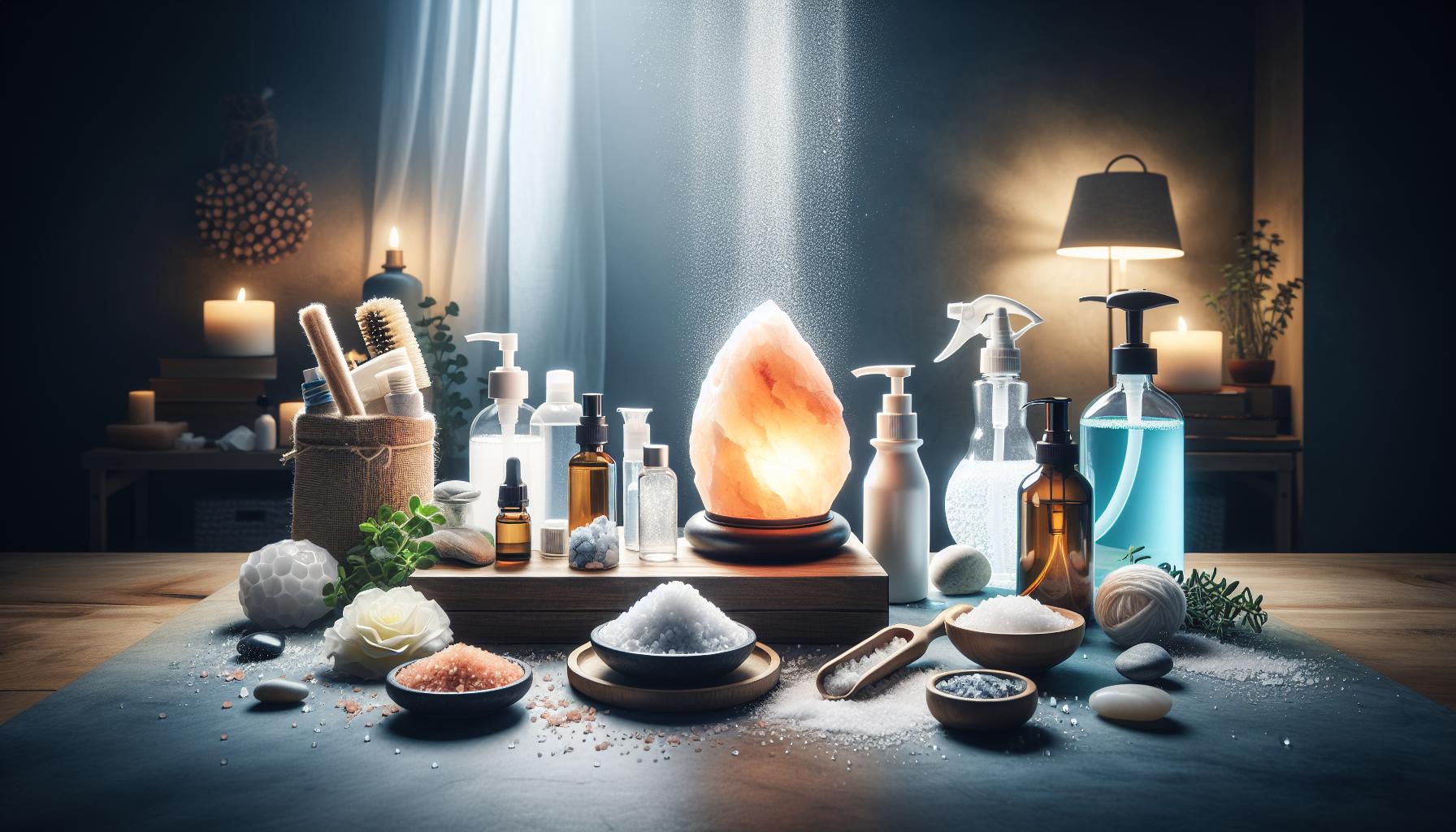 Essential Cleaning Supplies for Salt Lamps