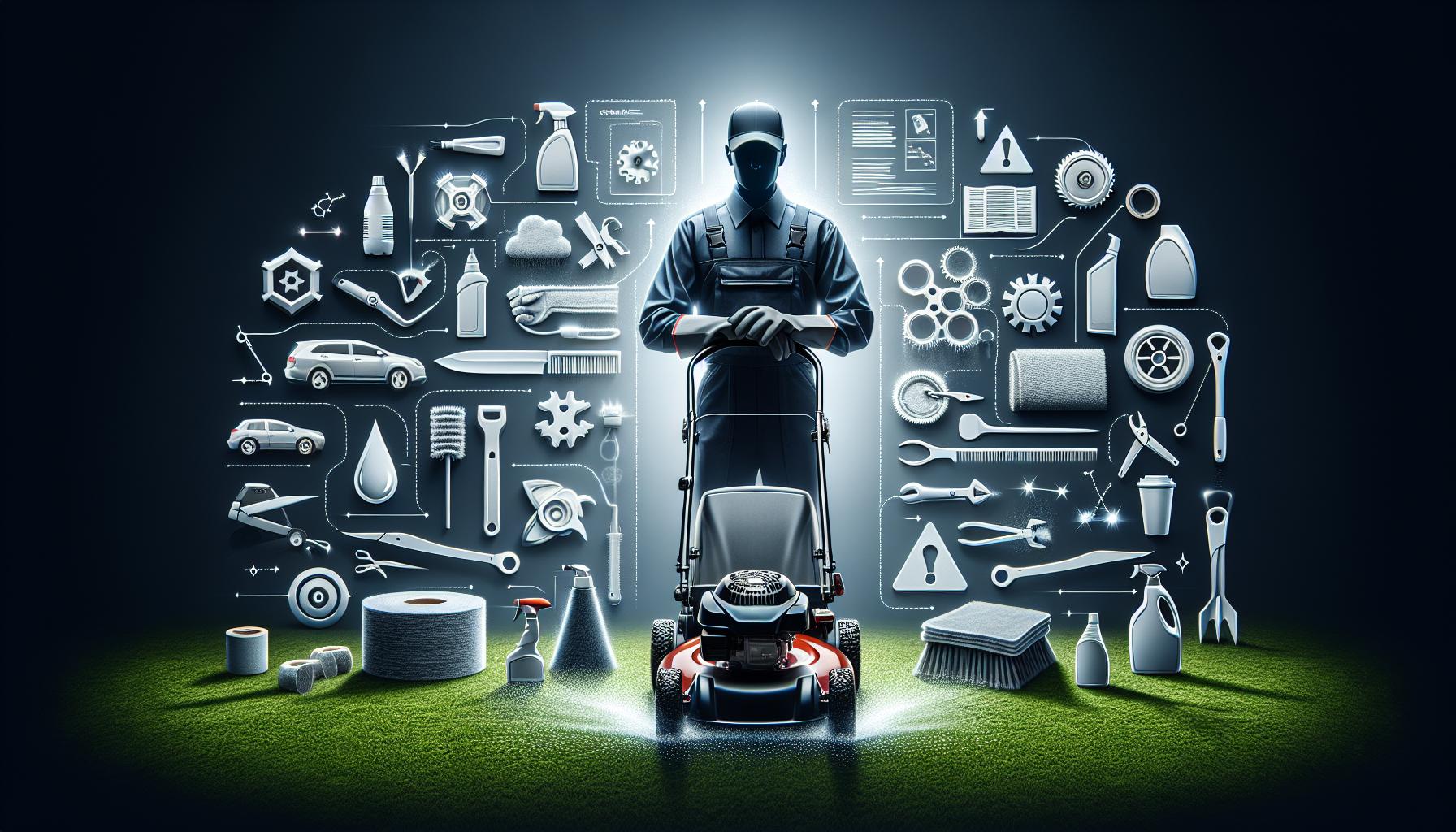 How to Safely Clean Your Lawn Mower Blades