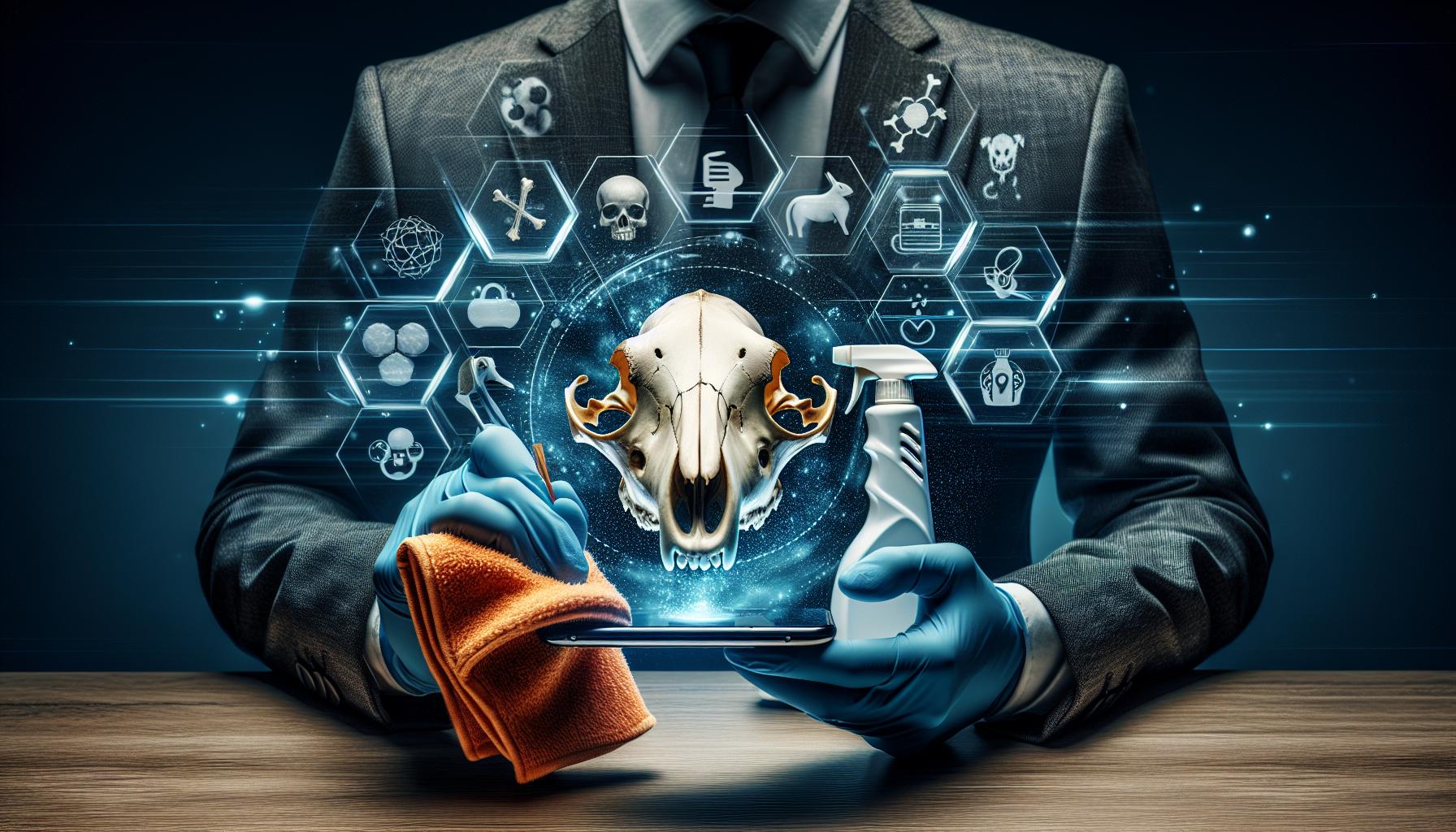 Safe Handling of Animal Skulls for Cleaning