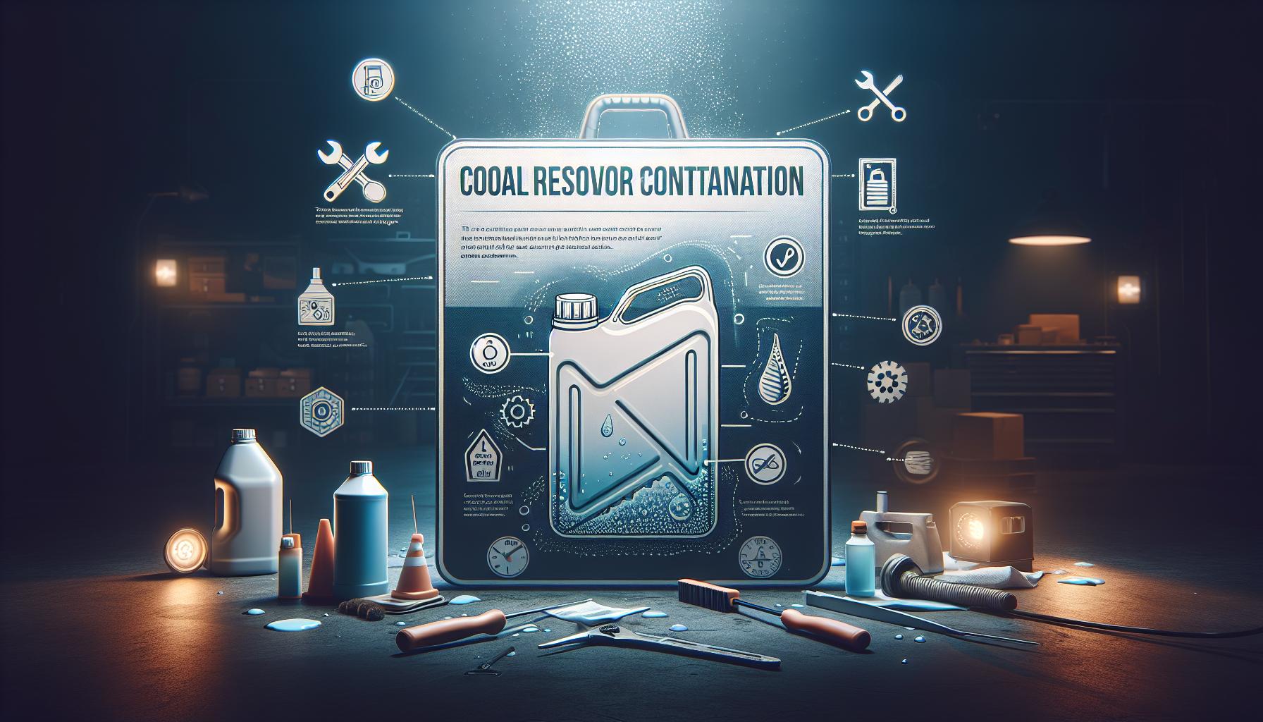 Signs of Coolant Reservoir Contamination